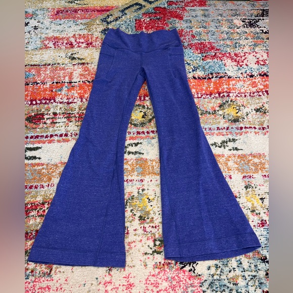 Athleta Girl Natural Play Stash Flare - Purple Pants - Picture 1 of 5